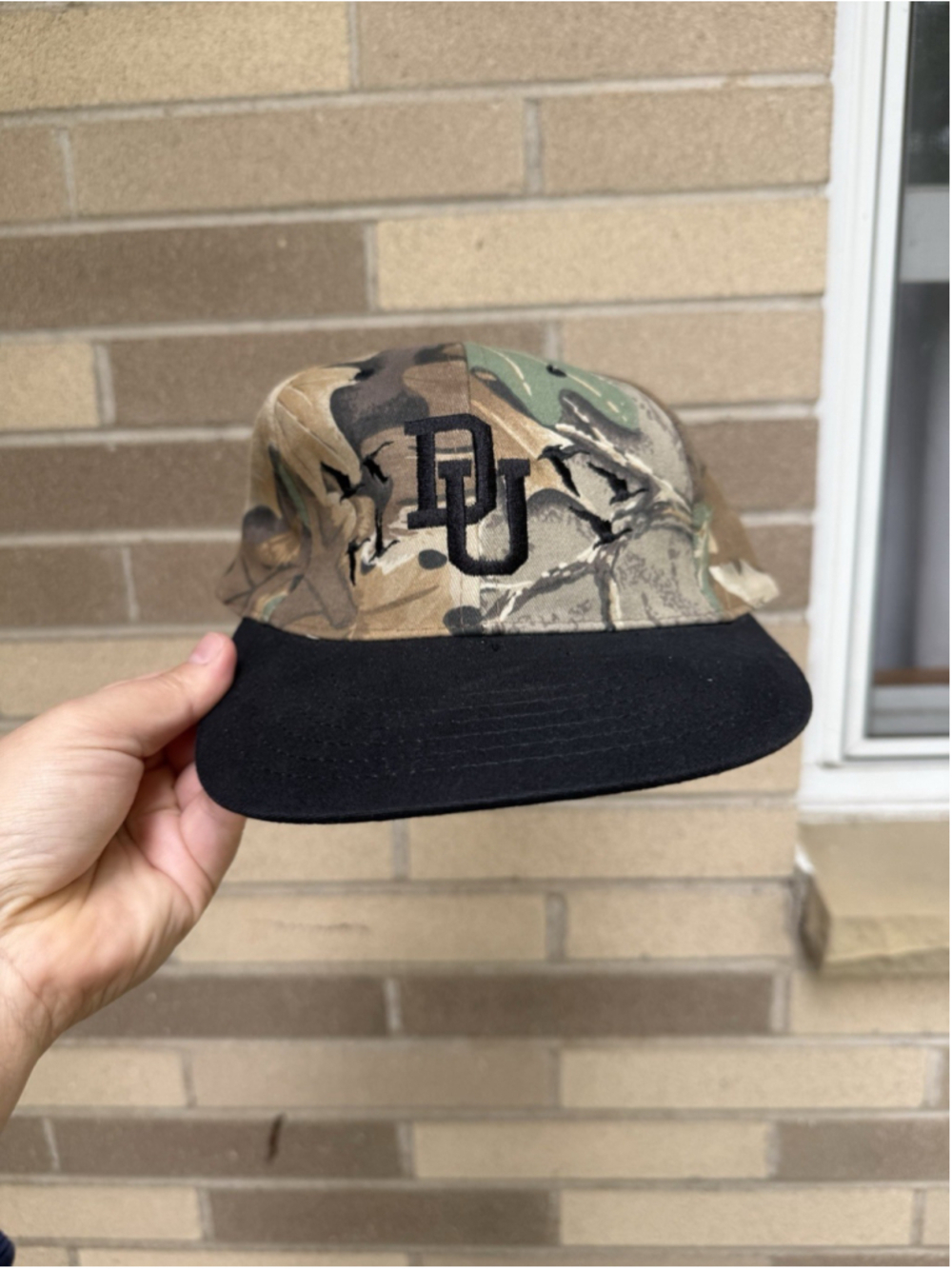 Ducks Unlimited Hat Cap Adjustable Camo Hunting Outdoors DU Retro One Size